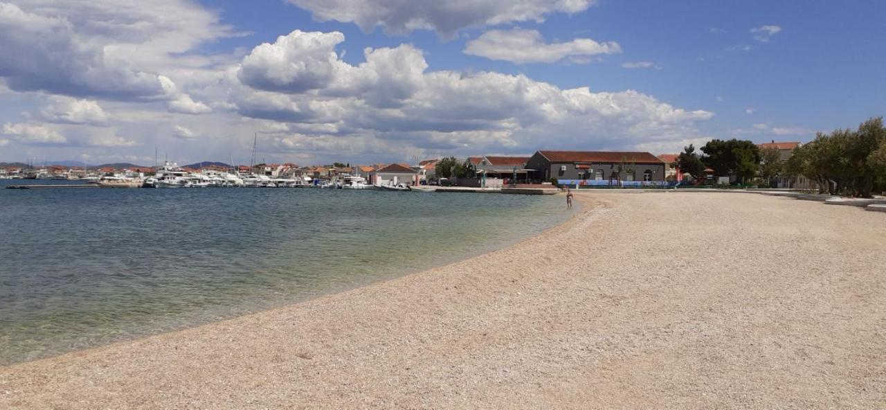Beach Apartment Ana With Sea View, Balcony, Garden & Bbq, Murter - Dalmatia Kültér fotó